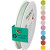 Halbach Seidenbänder Nastro regalo | larghezza 10 mm lunghezza 25 m | nastro prodotto in Germania | nastri regalo in diversi colori e larghezze, perfetto per confezionare e decorare, colore: menta