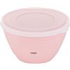 Emsa K32517 Prep&Bake - Ciotola in plastica, 1,7 l, con coperchio conservante per la conservazione in frigorifero, fondo antiscivolo, perfetta stabilità durante la miscelazione, lavabile in