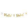 amscan Letter - Banner Hello Baby Paper Length, 160 cm