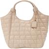 Geox D Demethri A, Borsa Donna, Bianco Sporco, 39 X 15 X 28