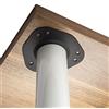 SOTECH Set da 4 x SOTECH Gambe da Tavolo/Altezza 710 mm/Altezza Regolabile/Ø 60 mm/BIANCO/Portata fino a 75Kg per