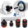 MaJoCompTec Watertwin, tappo del carburante con attacco per l'acqua, adattatore di riempimento del tappo del serbatoio dell'acqua per ugello di riempimento dell'acqua, accessori per camper e roulotte