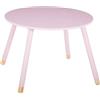 ATMOSPHERA CREATEUR D'INTERIEUR - Tavolo per bambini rosa Douceur D60cm