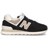 NEW BALANCE 574 Sneaker donna nera in suede