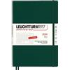 LEUCHTTURM1917 367560 Agenda mensile e taccuino Composition (B5) 2024, 16 mesi, copertina morbida, Forest Green, tedesco