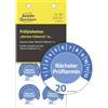 AVERY Zweckform 80 targhette di prova, data di prova 20 x x (con l'anno da inserire autonomamente, resistenti, autoadesive, Ø 30 mm, adesivo di prova, sigillo di prova in vinile) 7906 blu