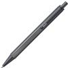 RHODIA 9372C - penna a sfera ricaricabile scRipt Corpo esagonale in alluminio spazzolato - titanio - Punta a sfera a scomparsa ad alta precisione 0,7mm, inchiostro nero - Collezione scRipt
