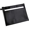 Alassio Money Pouch, 42230 - Borsa porta oggetti, in similpelle, con chiusura lampo, per monete, banconote e oggetti di valore, colore: Nero