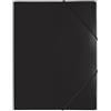 Pagna 21613 - 01 - Cartellina con elastico, PP con 3 alette, formato A4, colore: nero