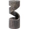 dobar® 96160e - Fontana da Giardino Venere, con Illuminazione a LED, Cascata in poliresina, Fontana Decorativa per Esterni, 31,5 x 31,5 x 79,5 cm