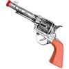 Boland 54338 - Pistola Deputy Sceriffo, misura 20 cm, colore: Argento-marrone, ornamenti per bambini, giocattolo, arma, manichino, costume, carnevale, festa a tema