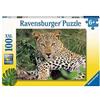 Ravensburger Puzzle per bambini Ravensburger - 13345 Vio the Leopard - Puzzle da 100 pezzi per bambini dai 6 anni in su