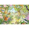 Schmidt Spiele Animali nel bosco, 100 pezzi puzzle per bambini, Multicolore, Piece, 56370