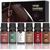MISIJI Set di oli essenziali per uomo, Aromaterapia per diffusore, per candela，6 * 10ml