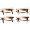 Faller FA180304 4 Panche da Picnic, Multicolore