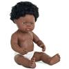 Miniland MINILAND31053 38 cm Bambolotto Africano Senza Biancheria Intima
