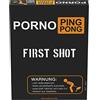 CRAZE Pasmo Porno Ping Pong First Shot-Kinky Drinking, JGA Adults, Party Card Game 36501, Nero