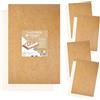 ScrapCooking SCRAP COOKING Supporti per Torte 30 x 20 cm in Cartone Reversibile Kraft e Bianco, Suole Rettangolari per Pasticceria, Prodotti in Francia