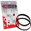 Paxanpax Cinghie compatibili per aspirapolvere PFC1254, adatte per Hoover WR71, WR01001 Series 'VC9 775', confezione da 2, colore nero