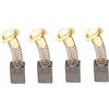 UFelice 4 spazzole di carbonio compatibili Hitachi 999-043 Power Tool Motor Brush parte di ricambio per Hitachi 999043 & DeWalt 514003-43