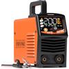 FEIFANKE Saldatrice Elettrodo ARC200 3 in 1 Saldatrice Inverter SYN IGBT 200A con il Display Digitale Del LED Saldatrice Portatile MMA Stick/Lift TIG/Avvio A Caldo/Forza D'arco/VRD