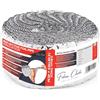 Fabian Clarke London Pellicola isolante per tubi, 7,5 m x 80 mm, a risparmio energetico termico per isolamento di tubi e condotti interni o esterni