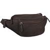 STILORD 'Eliah' Marsupio in pelle vintage da uomo Borsa a tracolla Borsello Zainetto monospalla con Tasche Cerniera Resistente per Sport Jogging Festival Montagna, Colore:marrone scuro - pallido