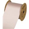 Halbach Seidenbänder Nastro per regali, effetto seta (vegan), larghezza 70 mm, lunghezza 10 m, nastro con sobria lucentezza setosa, per occasioni festive, colore: beige