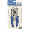 We R Memory Keepers, Crop-A-Dile Power Punch, Blue, for 1/16 Holes, Scrapbooking Tool, Compatible for Most Tin, Metal, Craft Paper, Leather, Fabric