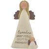 Feather & Grace Statuetta decorativa in resina dipinta a mano, perfetta nipote