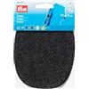 Prym-14 x 10 cm, Confezione da 2 Toppe per Jeans da Stiro, Cucito-Pois, Colore: Nero