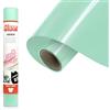 Siser EcoStretch Menta, 30cm x 0,5mt, vinile termotrasferibile termoadesivo per la personalizzazione di capi d'abbigliamento e indumenti sportivi, materiale per hobby creativi, facile da tagliare.