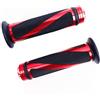 SFONIA 2pz Manopole Manubrio Moto Impugnatura 22MM 7/8 Gomma Antiscivolo Universale per Moto Scooter Quad Cruiser Off Road (Rosso)