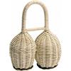 Meinl Percussion DO1 - Shaker doppio, colore: Beige