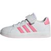 adidas Grand Court El K, Scarpe da Ginnastica, Core Black/Ftwr White/Core Black, 34 EU