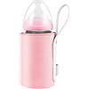 LICHENGTAI Riscaldatore di Bottiglia di Latte, Biberon Borsa più Calda USB Portatile Scalda Biberon Borse Termiche Allaperto Viaggio Latte Bevanda Riscaldatore Tazza Thermos Infantile Borsa Coibentata, Rosa