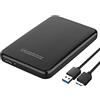 POOPFIY Disco rigido esterno portatile, 2,5 da 500 GB 1TB 2TB USB 3.0 ULTRA SLIM HDD HDD HDD per PC/Desktop/Laptop/TV/Mac,Nero,2TB