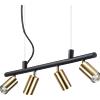 Ideal Lux Lampadario a sospensione DYNAMITE SP4 ottone satinato di Ideal Lux