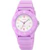TONSHEN Bambini Orologio 50M Impermeabile Moda Analogico Quarzo Orologi da Polso Ruotare Quadrante Colore Numero Plastica Lunetta e Gomma Band La Ragazza Orologio (Viola)