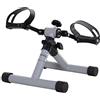 HOMCOM Mini Cyclette Pedaliera per Gambe e Braccia per Fitness a Casa, Resistenza Regolabile Pedali Antiscivolo