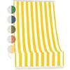 Home Tresor Tenda da Sole da Veranda e da Giardino in Tessuto Resistente, Ombreggiante, Idrorepellente, Protezione dai Raggi UV - Tenda a Caduta Fantasia Rigata (140x300 cm, Giallo)