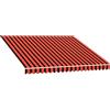 vidaXL Tenda da Sole in Tela Arancione e Marrone 300x250 cm