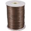 FASHEWELRY Bobina di corda in poliestere cerato, 1 mm, 200 yard/rotolo per fai da te, gioielli, collane, bracciali, artigianato, caffè