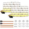 BTF-LIGHTING FCOB COB CCT Striscia LED 24V 3000K-6000K 2x5m(10m) 640LEDs/m | Flessibile Strisce Nastro Nastri LED 3000K-6000K Bianco Regolabile CRI90+ 10mm per Cucina Soggiorno Bar Feste (Solo striscia)