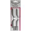 Yline Set di 4 ferri da maglia a treccia, spessore 2,5 - 3,0 - 4,0 - 5,0 mm/lunghezza 12/13 cm, aghi per maglieria, accessori per maglieria, sl, 2868