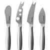 BOSKA Set di Coltelli da Formaggio Mini Copenhagen / 4 piccoli coltelli da formaggio/Per ogni tipo di formaggio/Acciaio inossidabile/Argento / 14,5 x 2 x 0,9 cm
