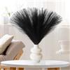 GEFIRE Pampas Verde Artificiale 30 Pezzi Pampas Decorative Alte 55 cm Finti Soffici e Soffici Erba di Pampa Decorativa per Matrimonio Soggiorno Boho Arredamento Casa (Nero)