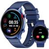 RIVERSONG Smartwatch Uomo Donna con Effettua/Risposta Chiamate Compatibile, 1.52 Orologio intelligente con Monitor Tracker per Salute Fitness (Frequenza Cardiaca/Sonno/Ossigeno Sanguigno), Blu Navy