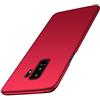 Bhuuno TXLING Cover per Samsung Galaxy S9 Plus PC con finitura opaca [ultra leggero] [ultra sottile] antigraffio, custodia rigida per Samsung Galaxy S9 Plus, colore: Rosso