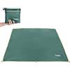 TRIWONDER Telo Impermeabile Esterno Telo Pavimento Campeggio Telo Copertura Stuoia Telo da Picnic Tenda Amaca Barca Spiaggia (A - Verde, S - 2,2x1,5m)